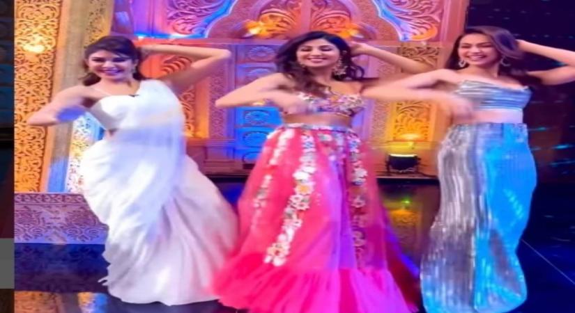 Now, Shilpa Shetty, Rakul Preet and Jacqueline groove to 'Arabic Kuthu'