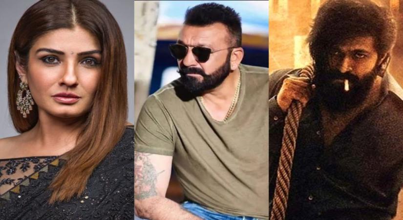 Raveena, Sanajy Dutt, Yash-KGF: Chapter 2.