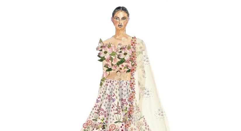 Rahul Mishra for the Opening Show of FDCI x Lakme Fashion Week.