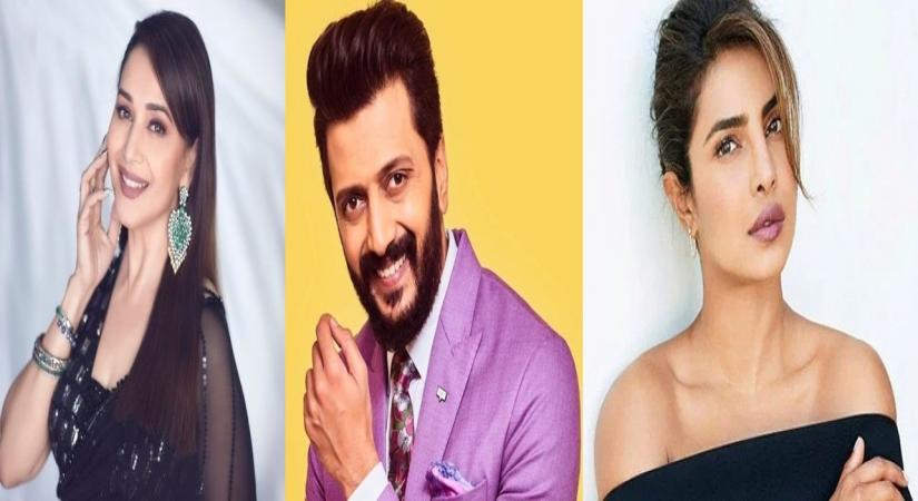 Madhuri, Priyanka, Riteish praise trailer of Marathi film 'Chandramukhi'.