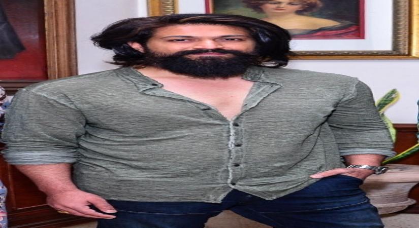 New Delhi: Bollywood actor Yash poses for a photograph during the promotion of his upcoming film 'K.G.F: Chapter 2', in New Delhi on Friday, Apr. 01, 2022. (Photo: Wasim Sarvar/IANS)