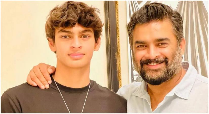 Actor Madhavan's son Vedaant wins silver in Danish Open.