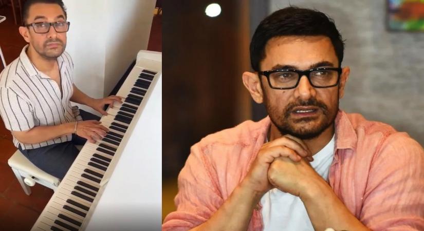 Aamir Khan plays Beethoven's melody, raises excitement around his 'Kahani'.