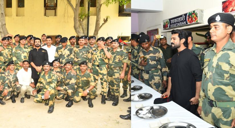 Ram Charan gets his personal chef to cook for BSF soldiers in Amritsar.