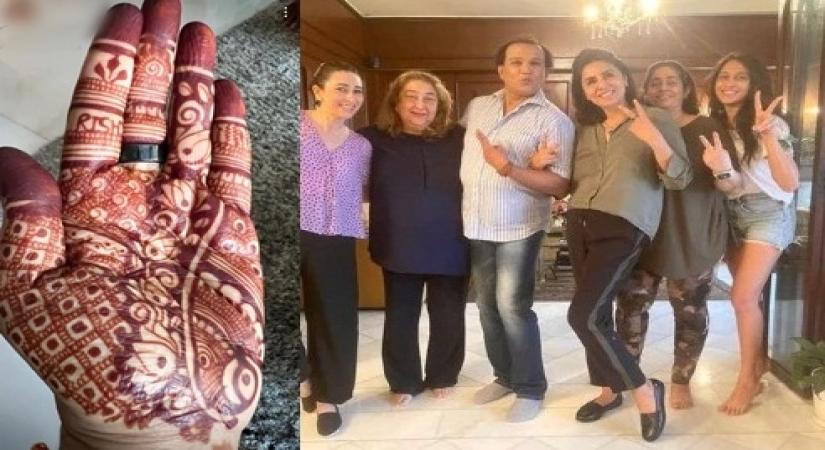 Ranbir-Alia wedding: Neetu Kapoor remembers Rishi Kapoor through her mehendi.