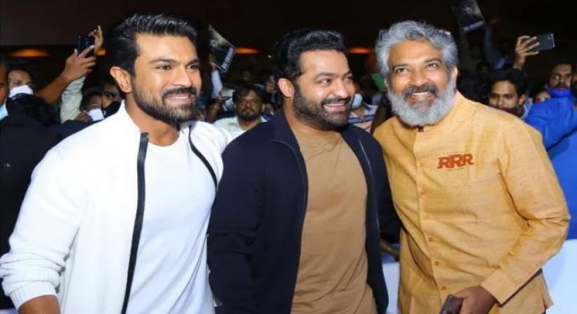 RRR-private party-Rajamouli dance.