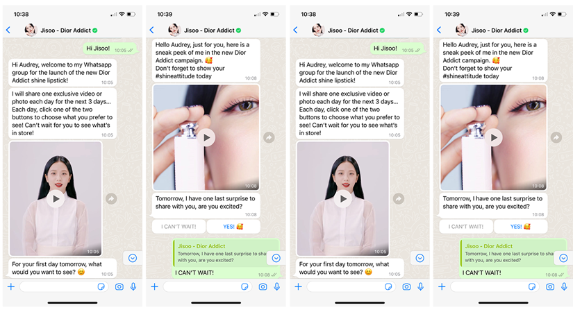DIOR Beauty launch industry-first WhatsApp campaign with global influencer Jisoo