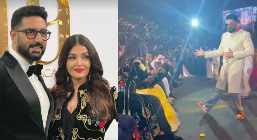 Abhishek and Aishwarya's impromptu dance in IIFA