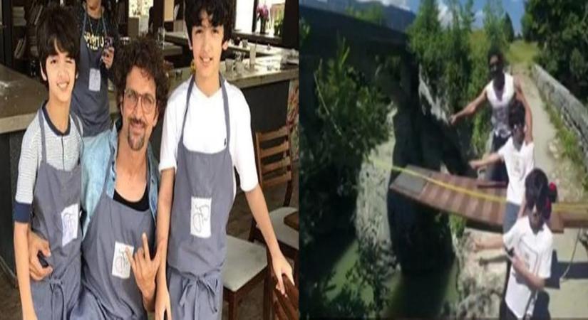 Hrithik Roshan's throwback video with son Hridaaan sets Parents' Day goals.