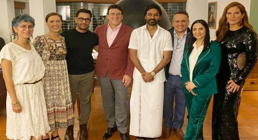Aamir Khan hosts Russo Brothers, 'The Gray Man' team over Gujarati cuisine.
