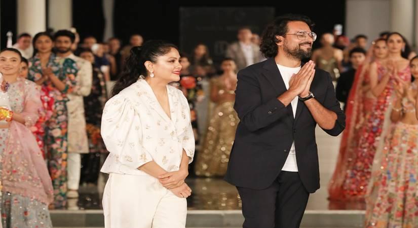 Designer Rahul Mishra at FDCI India Couture Week 2022