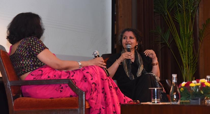 Geetanjali Shree in conversation with Poonam Saxena.