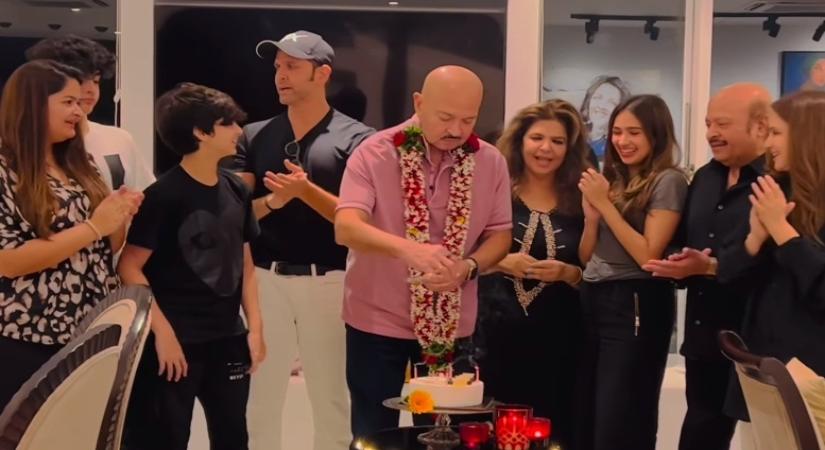 'Making 73 look 37': Hrithik's b'day video message to Rakesh Roshan