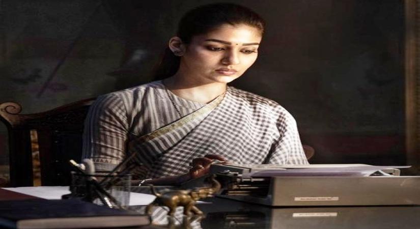 Unveiled: Nayanthara's first look in Chiranjeevi's 'Godfather'.