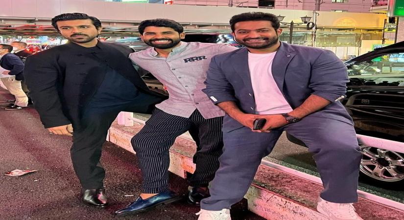 Japan with love: Ram Charan shares pics of the good times with Rajamouli, Junior NTR