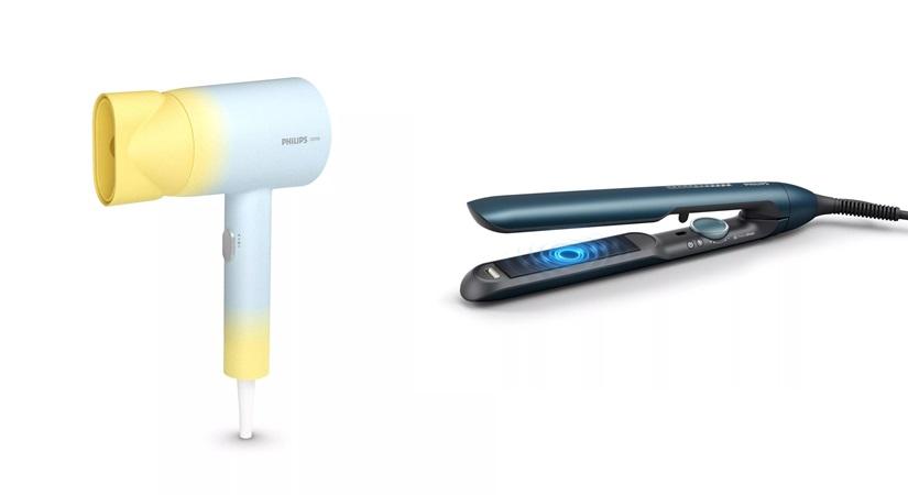 (L-R) Cissy Hair Dryer (BHD399/00) from Philips' and Rory Hair Straightener (BHS732/10)