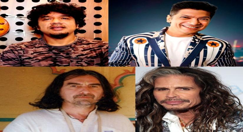 singers George Harrison, Aerosmith, Shaan and Papon.