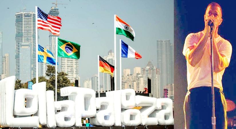 Imagine Dragons breathe fire with Instagram reels rage 'Bones' at Lollapalooza India.