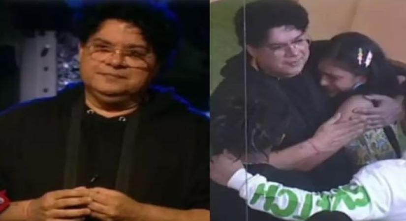 An emotional moment as Sajid Khan bids goodbye to 'Bigg Boss' house