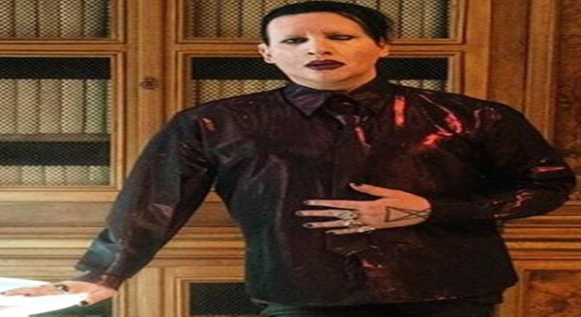singer Marilyn Manson.(photo:instagram)