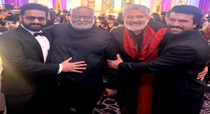 Golden Globes 2023: Ram Charan says 'we won' as 'Naatu Naatu' clinches honour. (Photo :Instagram)