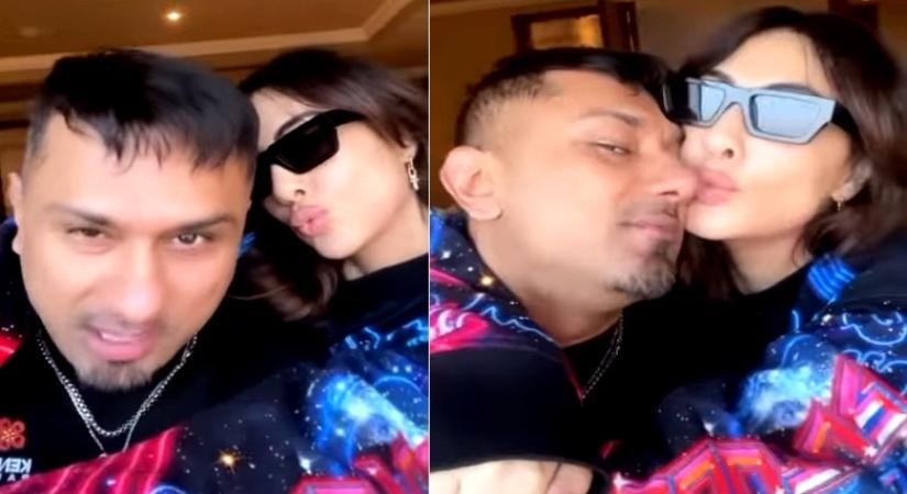 Honey Singh sings 'Meri jaan' for girlfriend Tina Thadani, shares video.