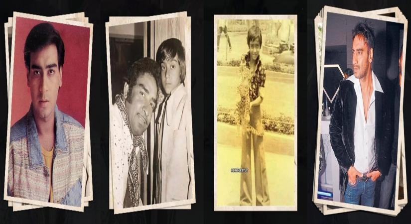 On National Youth Day, Ajay Devgn shares throwback pics from his younger days.(photo:Instagram)