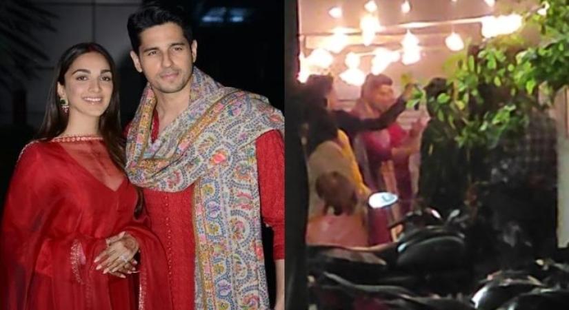 Kiara, Sidharth shake a leg on dhol beats before entering his Delhi home