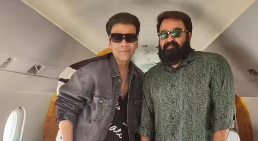 KJo has a 'fan' moment with Mohanlal, calls him one of the best actors in India