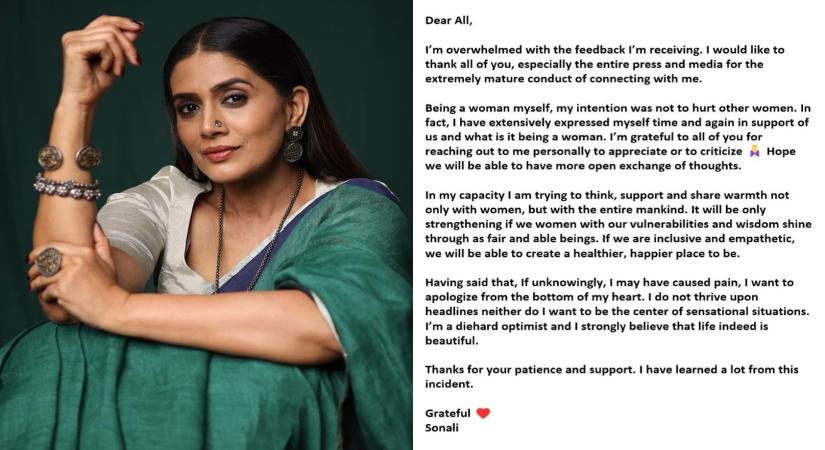 Sonali Kulkarni apologises over 'Indian girls are lazy' remark