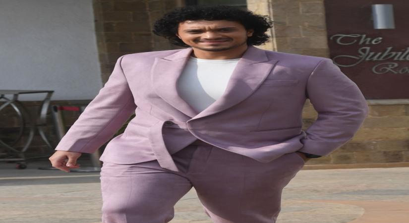 Mumbai: Bollywood  actor Namashi Chakraborty during a promotion event of the upcoming film 'Bad Boy', in Mumbai, on Friday, April 14,2023.(Photo: IANS)