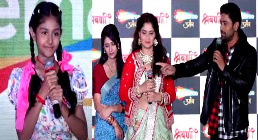 Blind students perform a skit to mark rollout of TV show 'Shravani'.