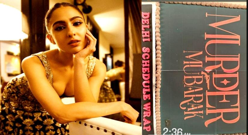 Sara Ali Khan wraps up Delhi schedule of 'Murder Mubarak' shares picture .(photo:Instagram)