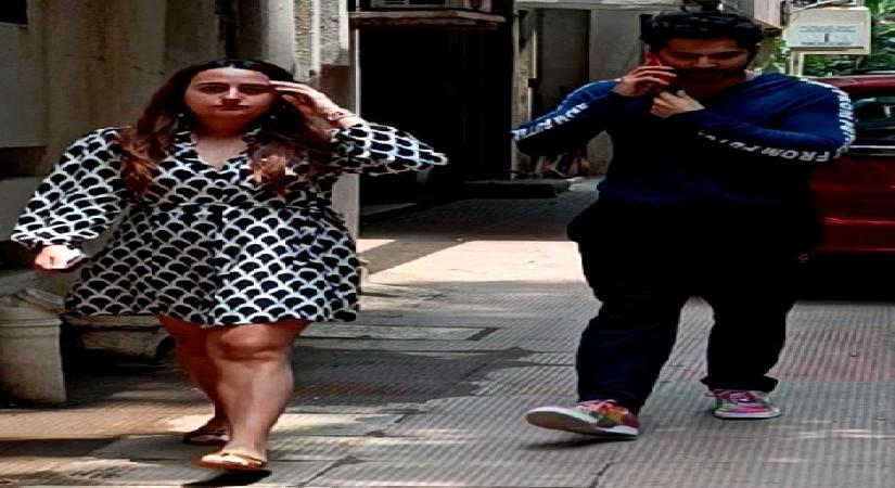 Varun Dhawan, wife Natasha Dalal spotted at Mumbai fertility clinic.