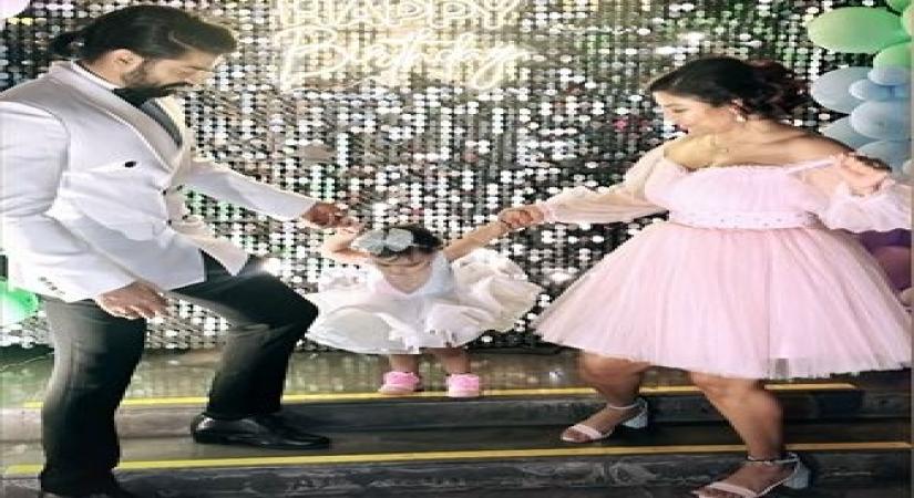Gurmeet, Debina celebrate their daughter's first b'day, call her a 'blessing'