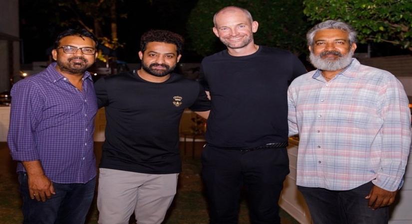 NTR Jr. hosts special dinner for James Farrell, VP International at Amazon Studios.(photo:instagram)