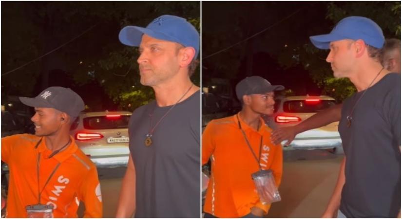 Hrithik's security pushes delivery boy as he tries taking selfie with actor