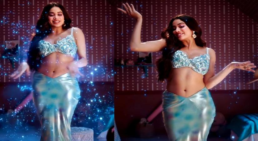 Janhvi Kapoor steps into the world of 'The Little Mermaid'.(photo:Instagram)