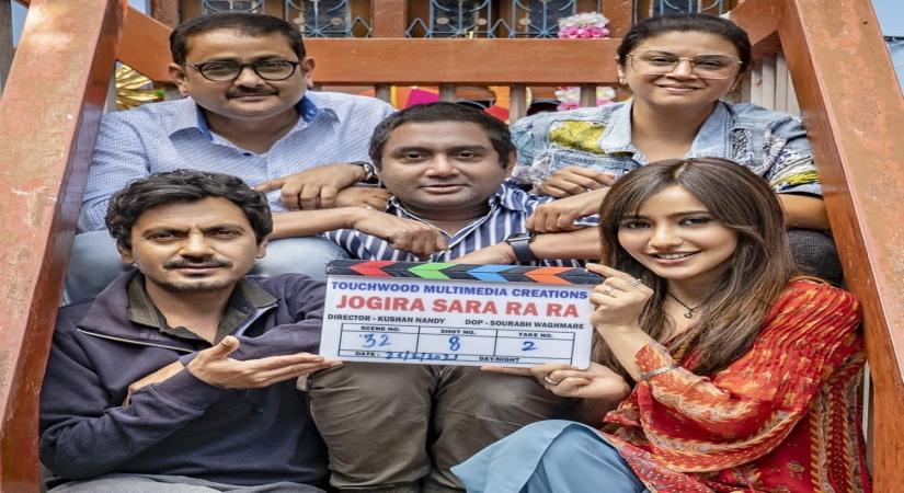 Actors Nawazuddin Siddiqui and Neha Sharma will share the screen in Jogira Sara Ra Ra, directed by Kushan Nandy. The filmmaker says although the shoot of his film was stopped last year before it could even begin, due to lockdown, the team managed to continue working in their little way. Hence, they already shared a great bond when the film shoot resumed.