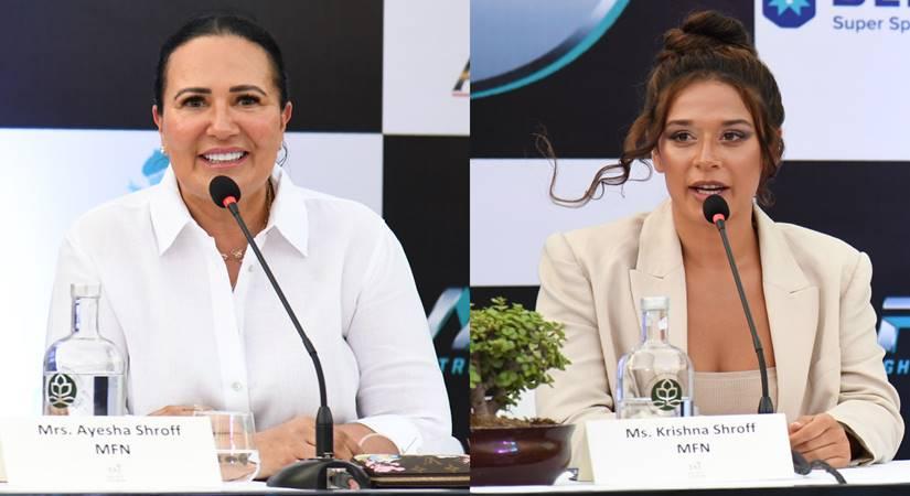 (L-R) Ayesha Shroff and Krishna Shroff