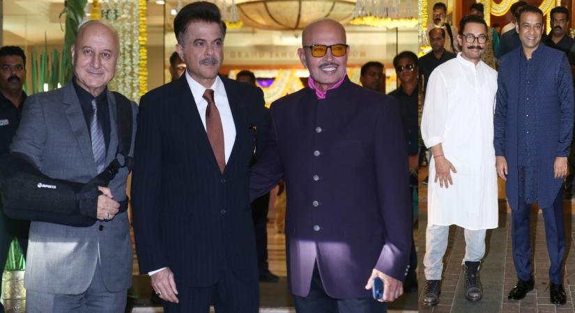 Celebs At Wedding Ceremony Of Madhu Mantena And Ira Trivedi.
