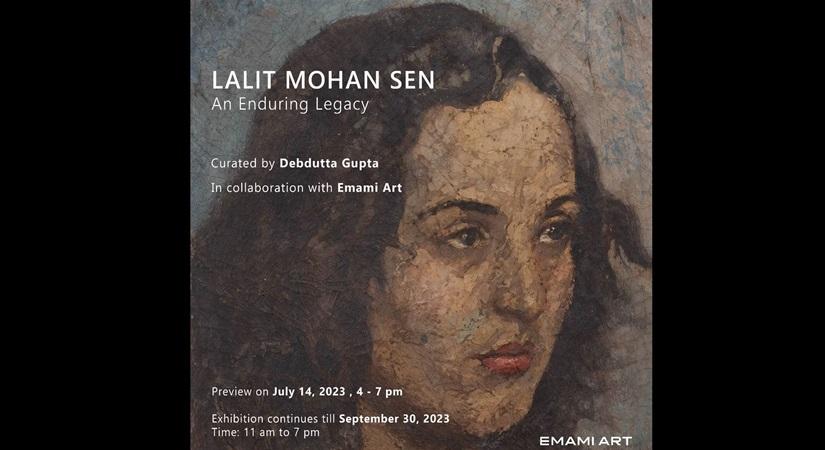  Works by Lalit Mohan Sen and Sibaprasad Karchaudhuri exhibited at Emami Art