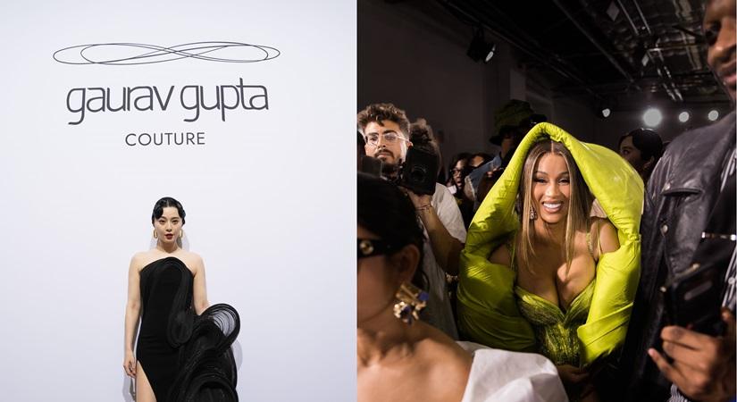 Cardi B, Fan Bingbing wears Gaurav Gupta Couture at AW'24 Paris Haute Couture Week