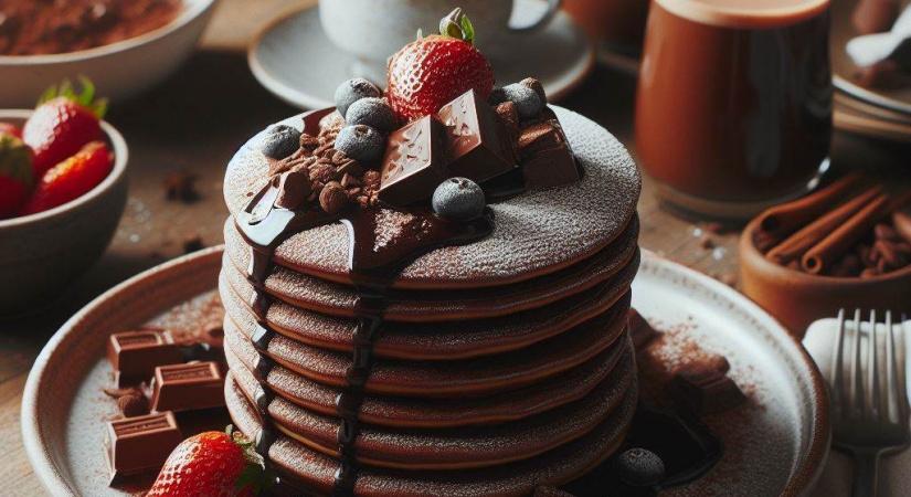 Chocolate Lover’s Delight Pancakes