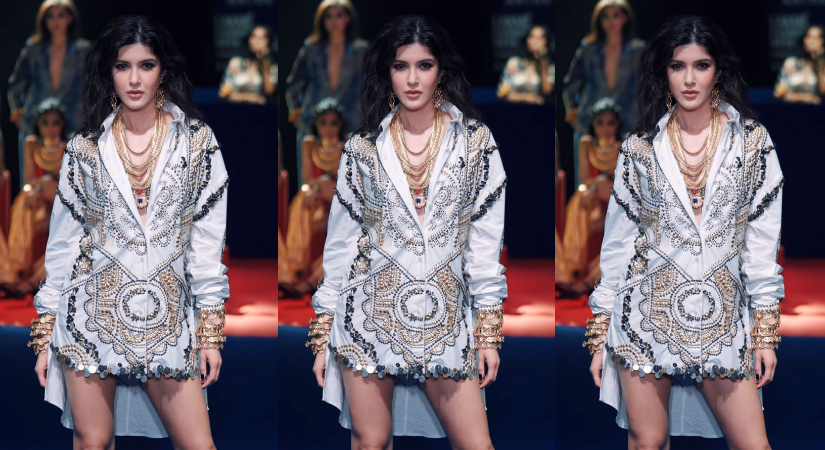 LFW x FDCI: Shanaya brings out her ‘biker girl vibe’ for Anamika Khanna’s collection