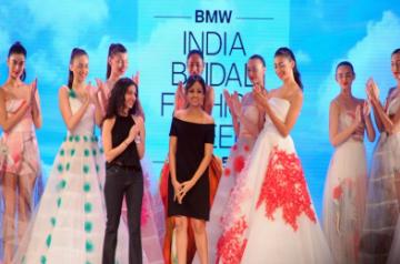 Designer Gauri and Nainika's Show at the BMW India Bridal Fashion Week in New 