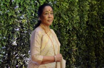 Legendary playback singer Asha Bhosle