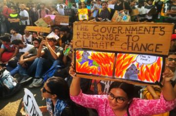 Search engine Ecosia, which promises to plant a sapling on every 45 searches, on Friday organized a "strike" against climate change in Delhi, and many other countries.