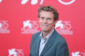 VENICE, Sept. 3, 2018 (Xinhua) -- Actor Willem Dafoe attends "At Eternity's Gate" photocall during the 75th Venice International Film Festival at Sala Casino, Venice, Italy, Sept. 3, 2018. (Xinhua/Cheng Tingting/IANS)