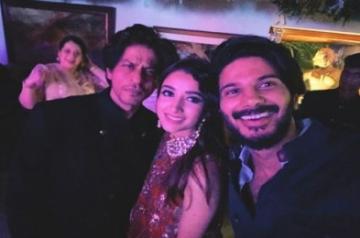 Actor Dulquer Salmaan is all praises for superstar Shah Rukh Khan. Recently, Dulquer met Shah Rukh at Amitabh Bachchan's Diwali party. After meeting the "Kal Ho Na Ho" actor, he took to Instagram and wrote: "The aura. The presence. When heÃ¢ÂÂs (SRK) in the room nothing else matters! We were like children. Gleefully happy. Excited. Star struck. Also we got many hugs and kisses from the Shah himself."